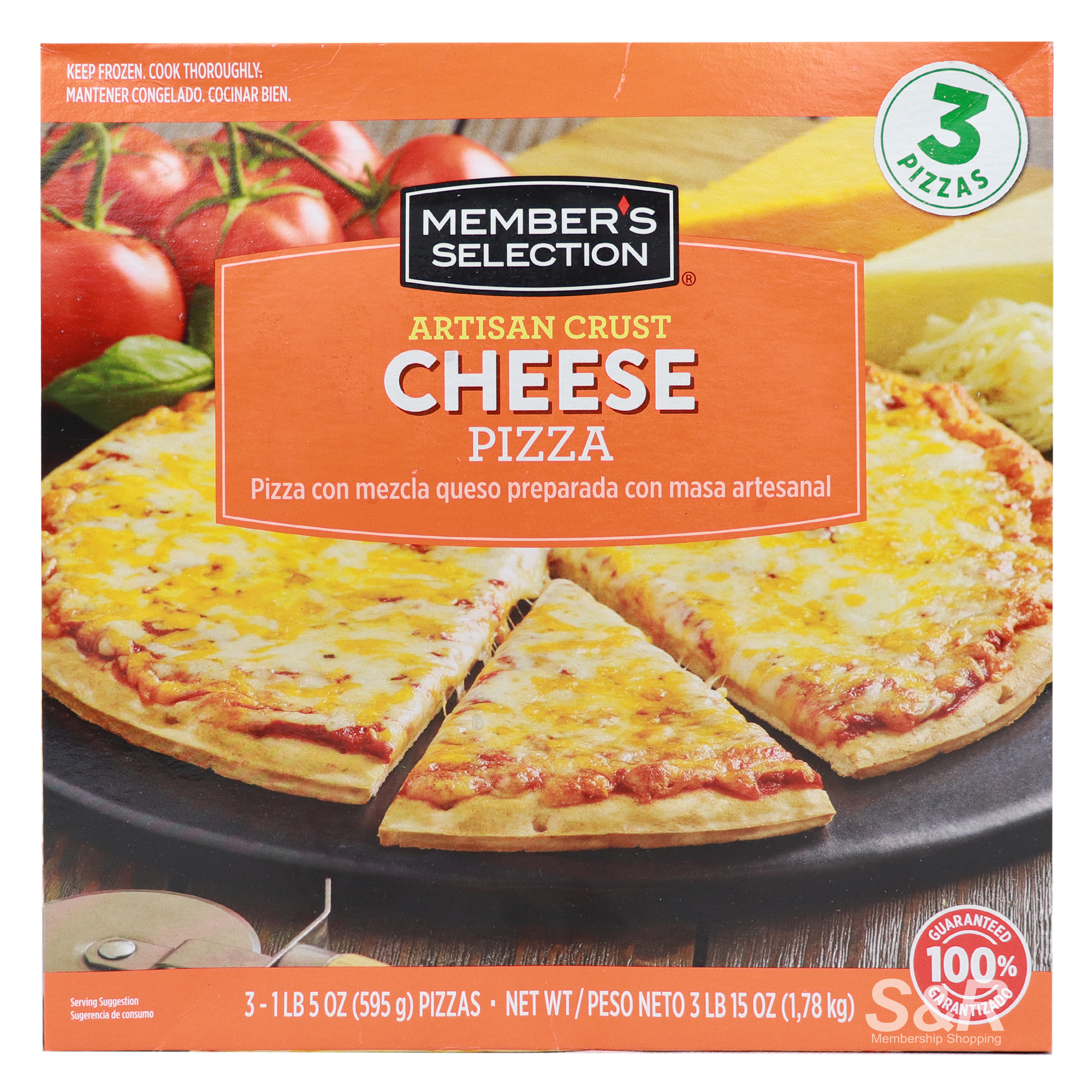 Member’s Selection Artisan Crust Cheese Pizza 1 box Member’s Selection Artisan Crust Cheese Pizza 1 box